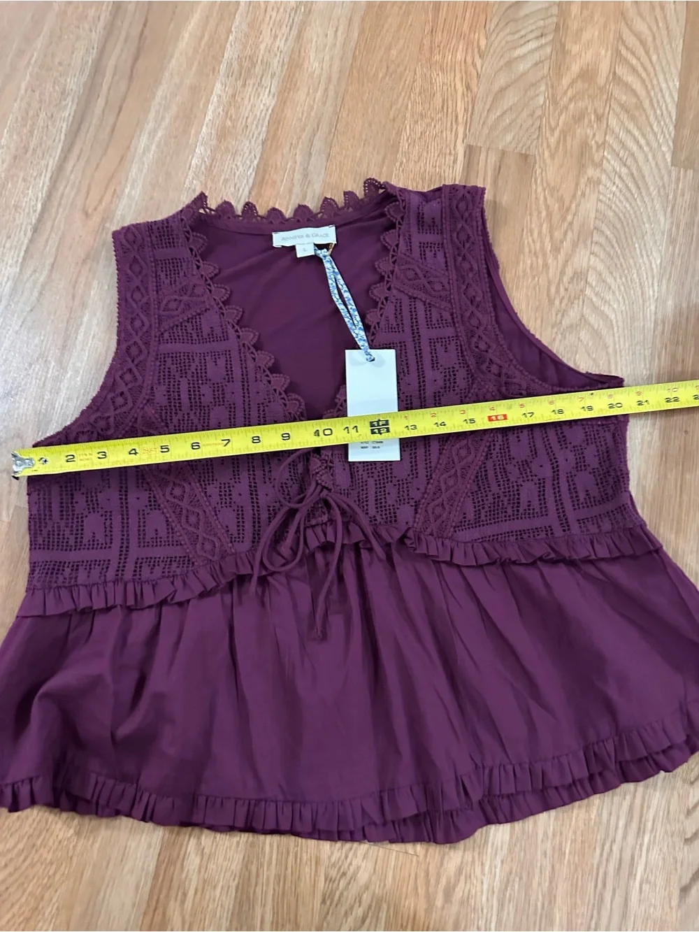 Jennifer & Grace sleeveless peplum
